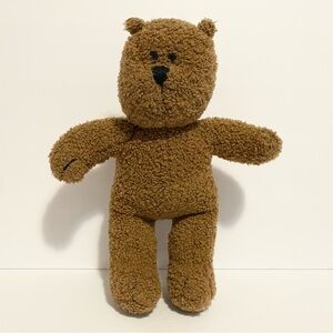 BABY GAP Brannon Dark Brown Teddy Bear 12" Plush 2002 Vintage Sewn Eyes Nose Toy